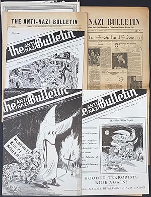 The Anti-Nazi Bulletin [22 issues]