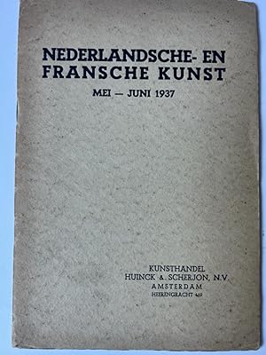Exhibition catalogue Huinck & Scherjon 1937 | Tentoonstelling van Nederlandsche en Fransche kunst...