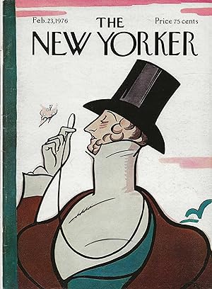 The New Yorker February 23, 1976 Rea Irvin FRONT COVER ONLY