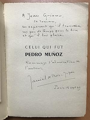 Celui qui fut Pedro Muñoz
