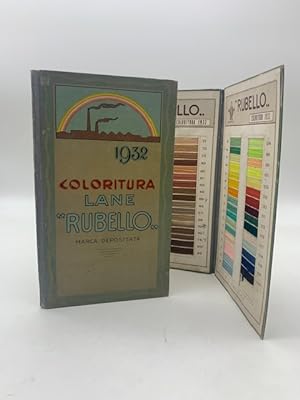 Coloritura lane Rubello 1932 (Cartella colori)