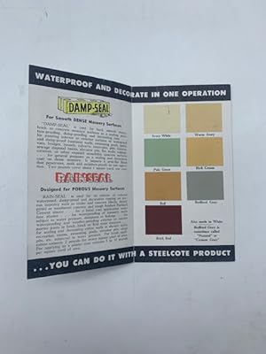 Steelcote. Waterproofing Product for Any Masonry Surface (pieghevole)