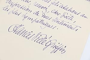 Lettre autographe datée et signée adressée à Edouard Ducoté : ".j'en ai plusieurs que je veux rés...