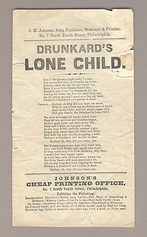 Drunkard's lone child