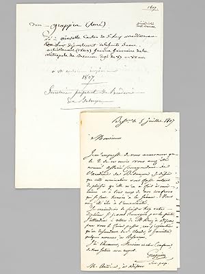 [ Lettre autographe signée ] 1 L.A.S. d'une page datée de Besançon, le 5 juillet 1807, adressée à...