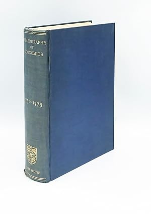 Bibliography of Economics 1751-1775