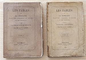Les Fables de La Fontaine traduites librement ou imitées en vers provençaux et mises à la portée ...