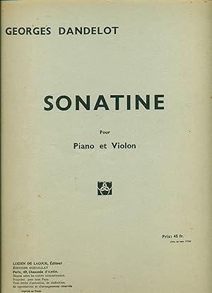 Dandelot, Georges: Sonatine pour piano et violon