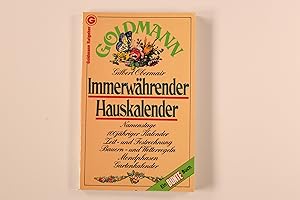 GOLDMANN, IMMERWÄHRENDER HAUSKALENDER. Namenstage, 100jähriger Kalender, Zeit- u. Festrechnung, B...