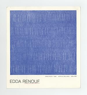 Exhibition card: Edda Renouf: Recent Paintings and Drawings (4-29 November 1980)