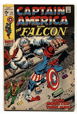 CAPTAIN AMERICA AND THE FALCON #135 1971 MARVEL FN