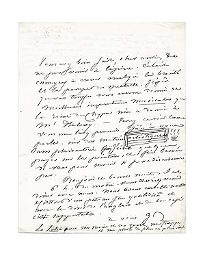 Riche lettre de Sand à son ami Delacroix sur ses envies décrire « quelques pages sur la peinture...