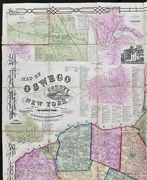Map of Oswego County, New York, from actual surveys under the direction of Samuel Geil . by B.J. ...