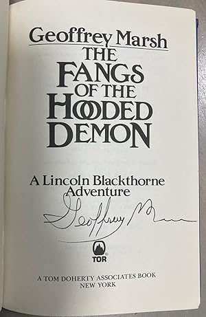 The Fangs of the Hooded Demon: A Lincoln Blackthorne adventure