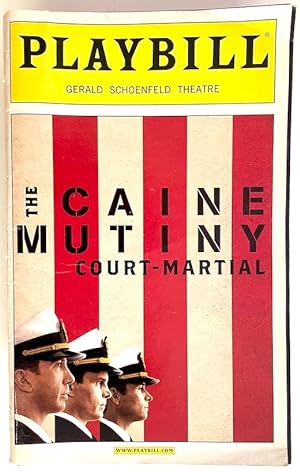 Playbill: The Caine Mutiny Court-Martial (David Schwimmer, Timothy Daly, Zeljko Ivanek on cover)