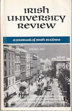 Irish University Review, A Journal of Irish Studies, Volume I, Number 2, Spring 1971