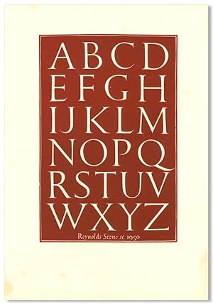 [Original Wood Engraved Alphabet]