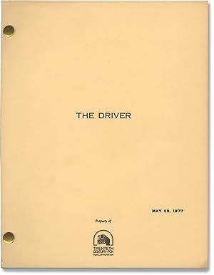 The Driver (Original screenplay for the 1978 film)