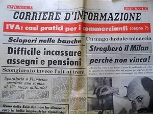 CORRIERE D'INFORMAZIONE Anno XXVIII n. 282 Milano, Venerdì 15 Dicembre 1972