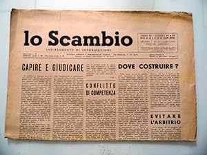 LO SCAMBIO INDIPENDENTE DI INFORMAZIONI Anno VI Numero 19 e 20 PESARO 25 Ottobre 1959