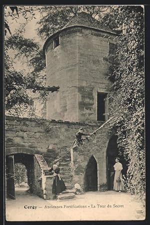 Carte postale Cergy, Anciennes Fortifications, La Tour du Secret