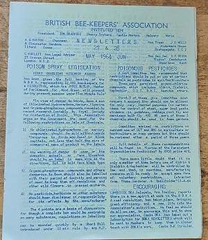 British Bee-Keepers Association Newsletters 27 & 28 May & June 1964