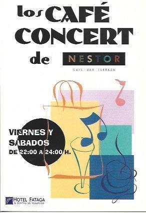 POSTAL A5568: Los Café concert de Nestor