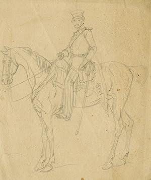 Cavalryman on horseback