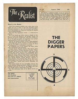 The Digger Papers in The Realist No. 81 August, 1968
