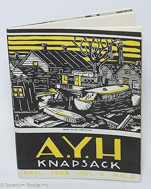 A.Y.H Knapsack, Fall 1938 Vol. 3 No. 3