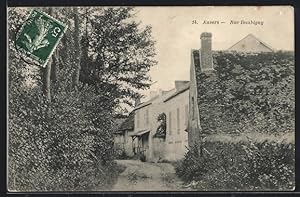 Carte postale Auvers, Rue Daubigny
