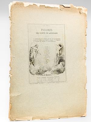 Figures des Contes de Lafontaine. [ La Fontaine] 14 compositions par A. P. Martial pour faire sui...