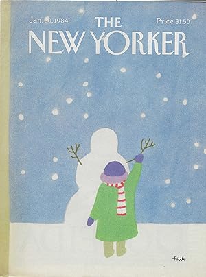 The New Yorker January 30, 1984 Heidi Goennel FRONT COVER ONLY