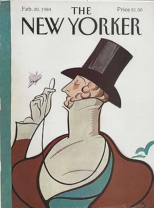 The New Yorker February 20, 1984 Rea Irvin FRONT COVER ONLY