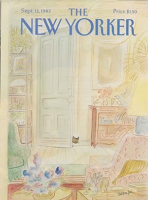 The New Yorker September 12, 1983 J.J. Sempe FRONT COVER ONLY