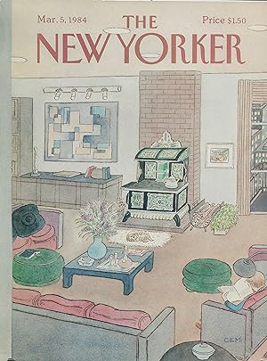 The New Yorker March 5, 1984 Charles Martin FRONT COVER ONLY
