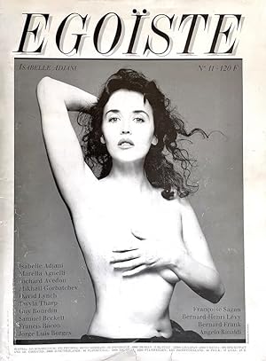 EGOÏSTE N° 11 - Isabelle Adjani cover [French text]