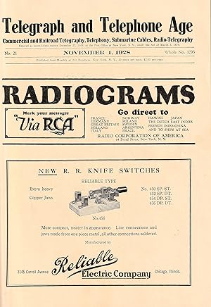 Telegraph and Telephone Age November 1, 1928