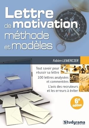 Lettre de motivation : M thode et mod les - Fabien Lemercier