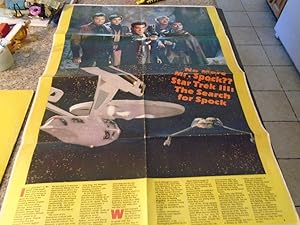 Star Trek lll Seach for Spock 2-Sided Poster 1984 22 x 32