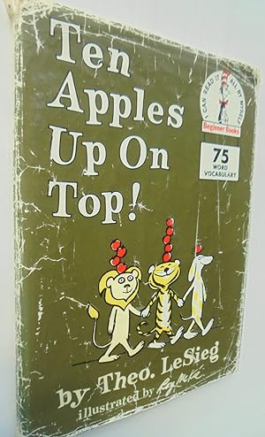 Ten Apples Up on Top! (Dr Suess Beginner Books B12) Vintage 1965