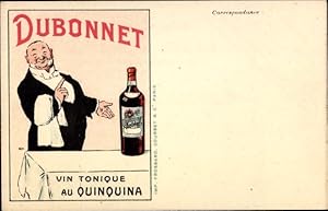 Künstler Ansichtskarte / Postkarte Dubonnet, Vin tonique au Quinquina, Reklame, Kellner