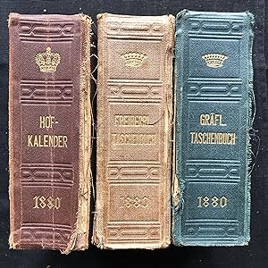 Gothaischer Hofkalender, freiherrliches Taschenbuch, gräfliches Taschenbuch (3 volumes)