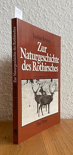 Zur Naturgeschichte des Rothirsches. Reprint der Originalausgabe von 1937.