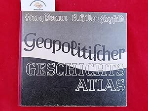 Geopolitischer Atlas zur deutschen Geschichte. Ausgabe in einfarbigem Druck. - Das Altertum 59 Ka...
