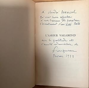Lamour vagabond. Cartes-Préfaces de Antoine Blondin, Michel Déon, Jacques Laurent et Roger Nimier
