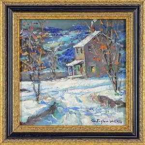 ORIGINAL SIGNED OIL PAINTING: HILL TOP HOUSE, POINT PLEASANT