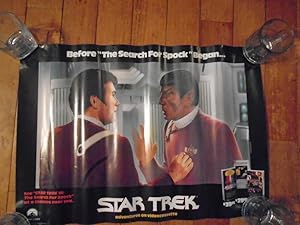 Vintage Promo Poster Paramount Home Video Before the Search for Spock 1984 17x 25