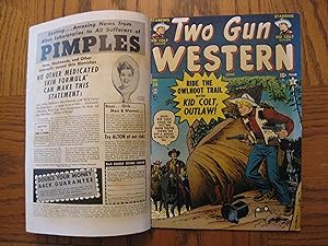 Atlas Comic Two Gun Western - Starring Kid Colt Outlaw #14 1952 5.0 Golden Age Double Cover! Pre-...