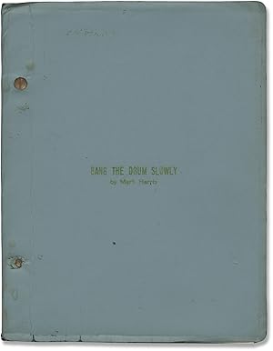 Bang The Drum Slowly (Original screenplay for the 1973 film)